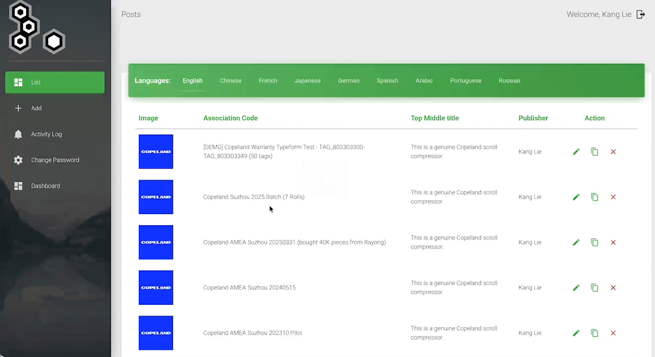Before and after dashboard redesign comparison